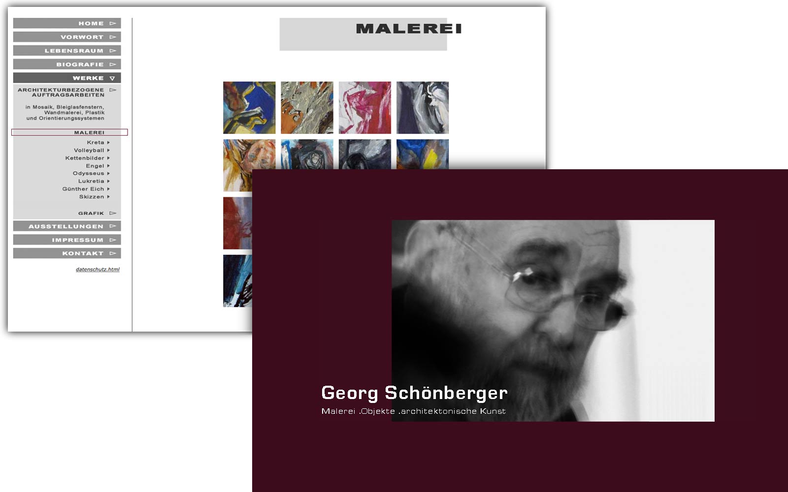 Georg Schöneberger, Künstler